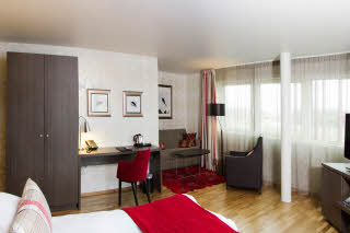 Scandic Bakklandet, Trondheim, room, junior suite, red